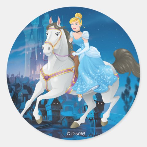 Cinderella  Have Courage Classic Round Sticker