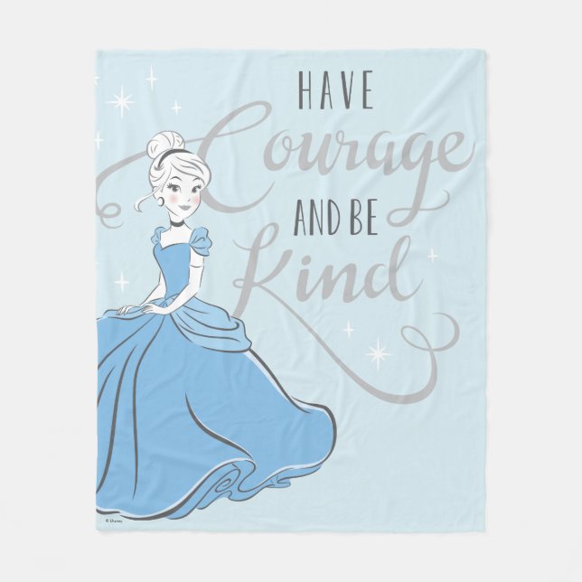 Cinderella | Have Courage Fleece Blanket (Front)