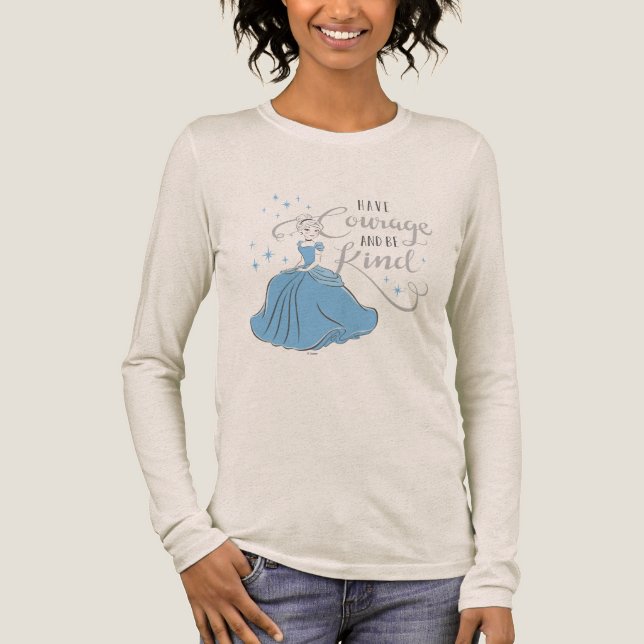 Cinderella | Have Courage Tri-Blend Shirt (Front)