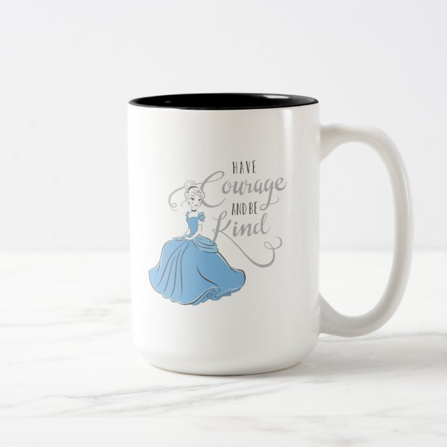 Cinderella | Have Courage Two-Tone Coffee Mug (Right)