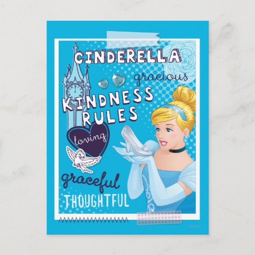 Cinderella _ Kindness Rules Postcard
