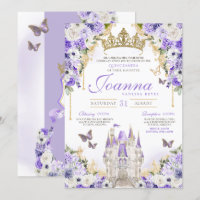 Cinderella Lavender Purple Princess Quinceanera