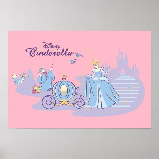 Cinderella Leaving the Ball Poster | Zazzle.com