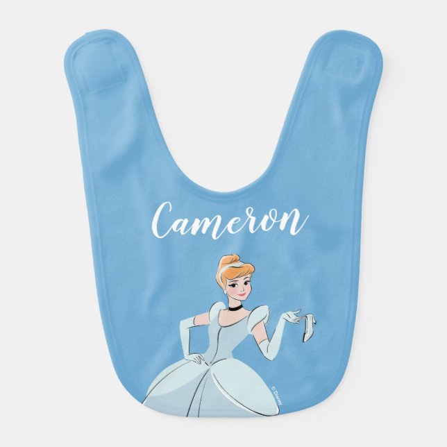 Cinderella Magical Moment Baby Bib (Front)