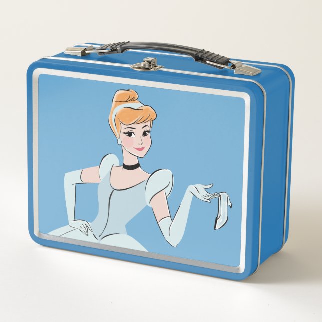 Cinderella Magical Moment Metal Lunch Box (Front)