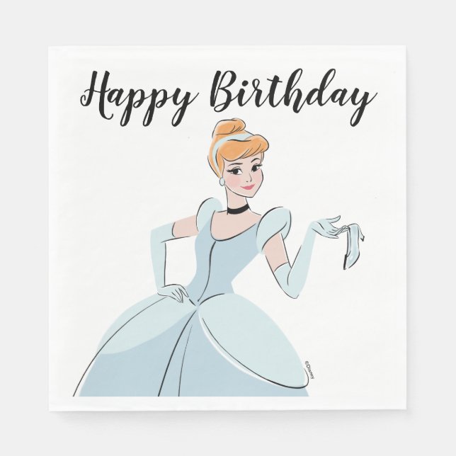 Cinderella Magical Moment Napkins (Front)