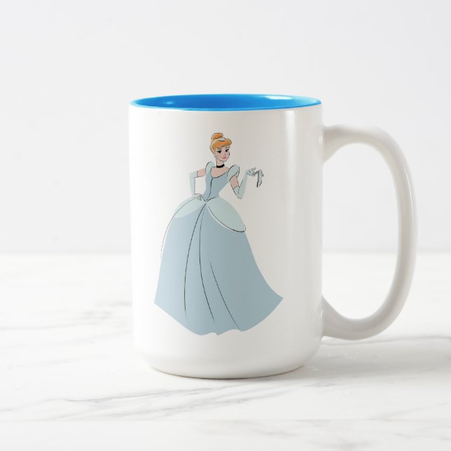 Cinderella Magical Moment Two-Tone Coffee Mug (Right)