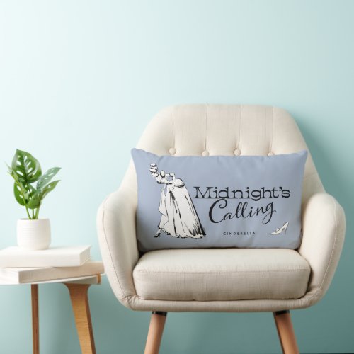 Cinderella  Midnights Calling Lumbar Pillow