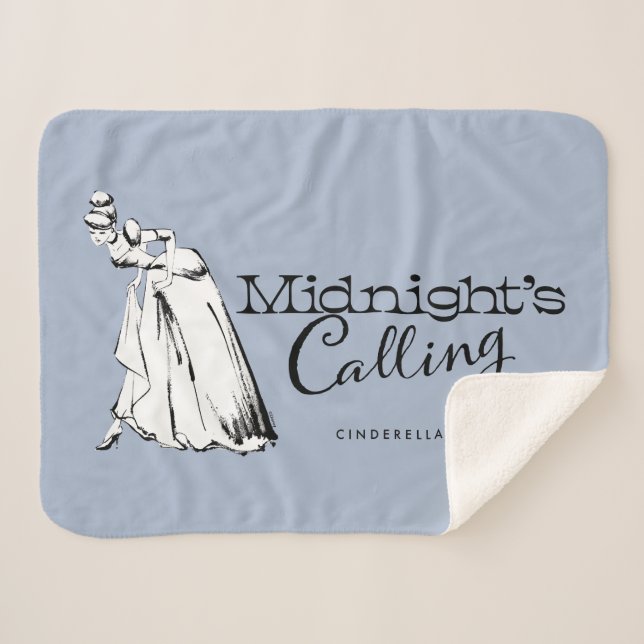 Cinderella | Midnight's Calling Sherpa Blanket (Front (Horizontal))