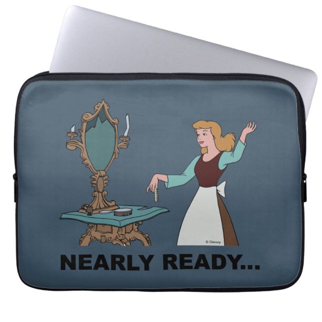 Cinderella | Nearly Ready Laptop Sleeve (Front)