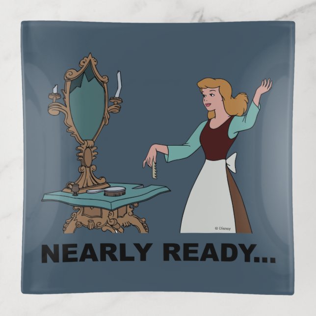 Cinderella | Nearly Ready Trinket Tray (Front)