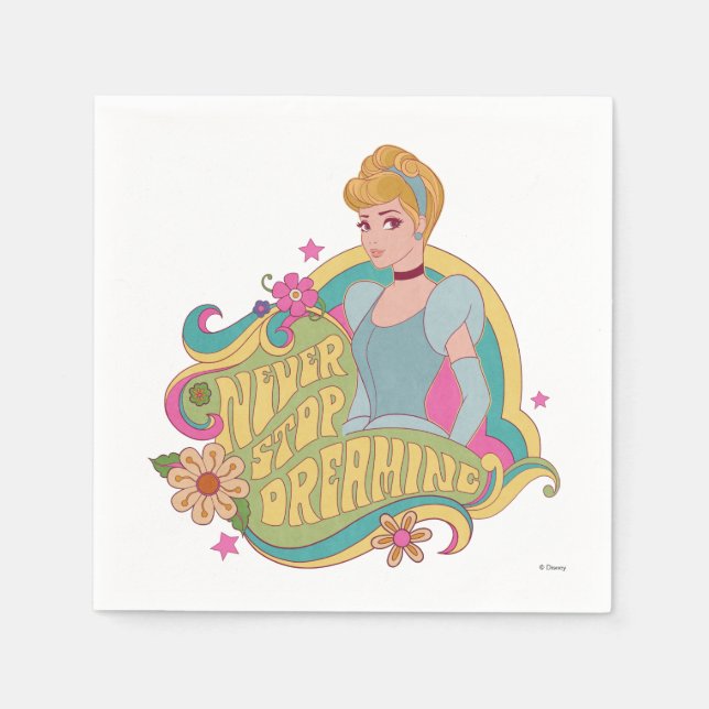 Cinderella | Never Stop Dreaming Napkins (Front)