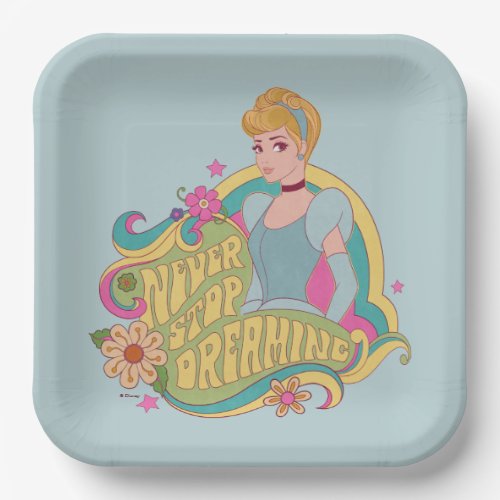 Cinderella  Never Stop Dreaming Paper Plates