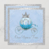 Cinderella Once Upon a Time Princess Birthday Invitation (Front/Back)