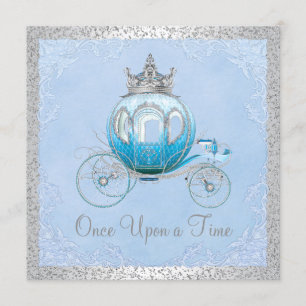 Cinderella Once Upon a Time Princess Birthday Invitation