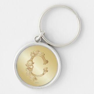 Cinderella Ornate Golden Pattern 2 Keychain
