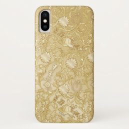 Cinderella Ornate Golden Pattern iPhone X Case