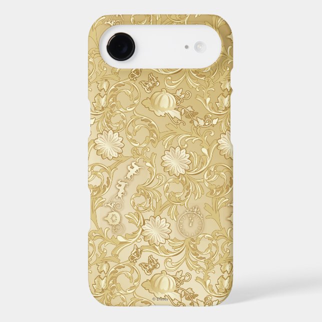 Cinderella Ornate Golden Pattern Case-Mate iPhone Case (Back)