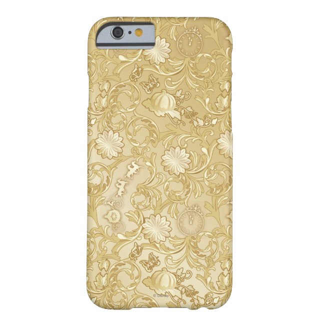 Cinderella Ornate Golden Pattern Case-Mate iPhone Case (Back)
