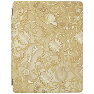 Cinderella Ornate Golden Pattern iPad Smart Cover