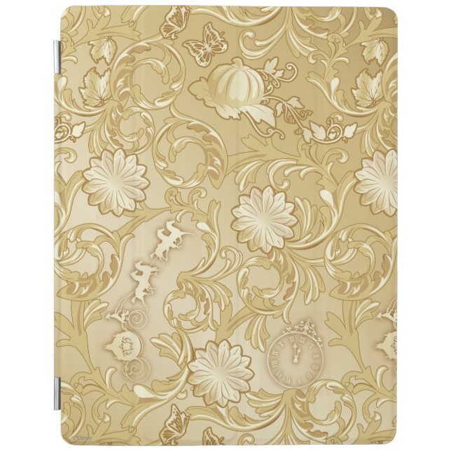 Cinderella Ornate Golden Pattern iPad Smart Cover (Front)