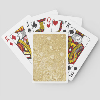 Cinderella Ornate Golden Pattern Poker Cards
