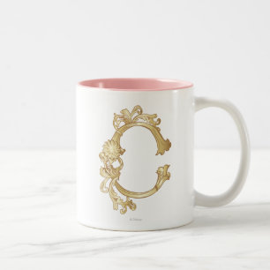Cinderella Ornate Golden Pattern Two-Tone Coffee Mug