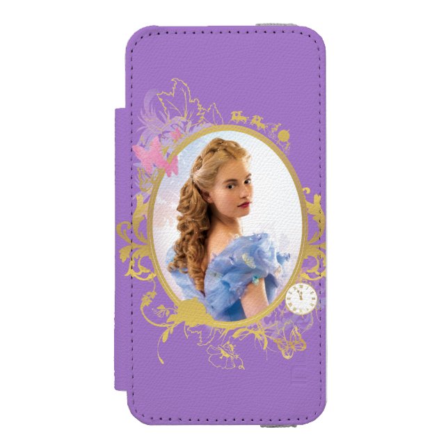 Cinderella Ornately Framed Incipio iPhone Wallet Case (Folio Front)