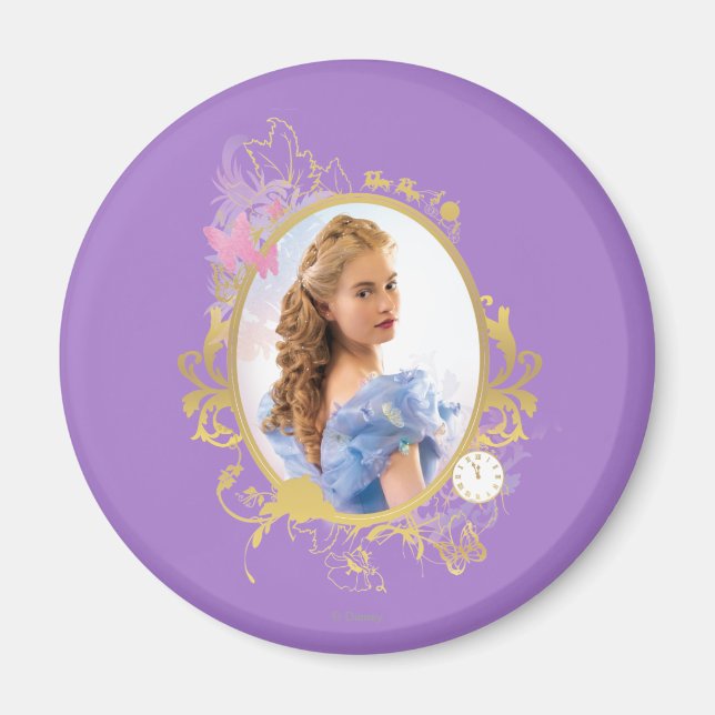Cinderella Ornately Framed Magnet (Front)