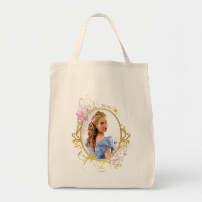 Cinderella Ornately Framed Tote Bag (Front)