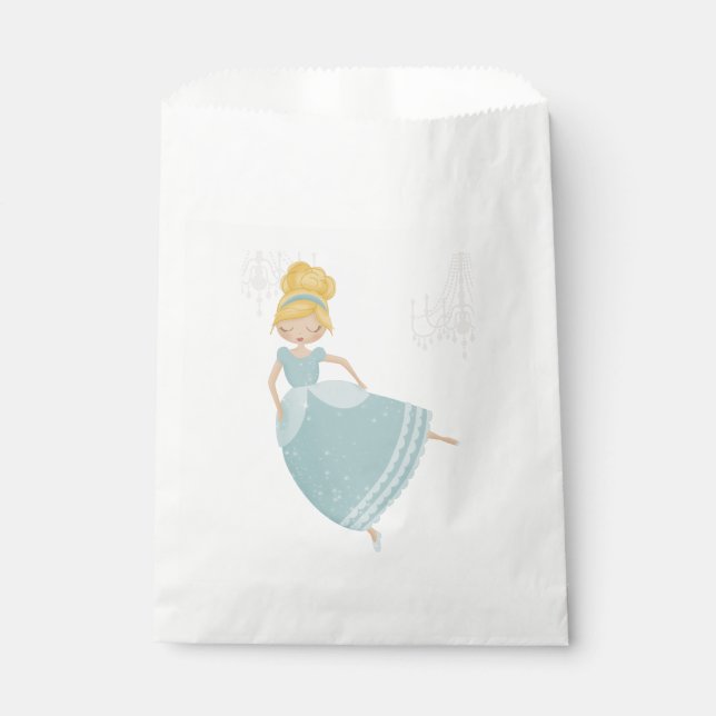 Cinderella paper party favor bag (Front)