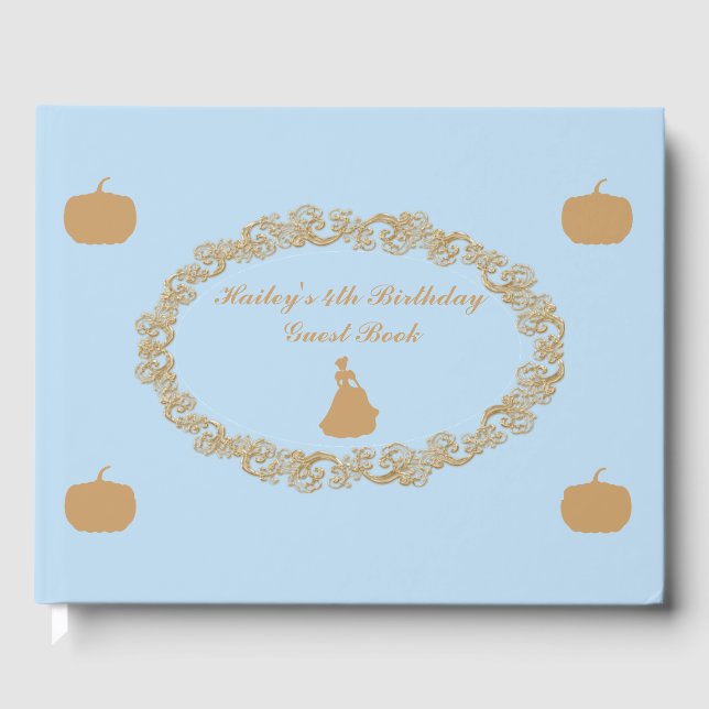 Cinderella Party Guest Book (Front)