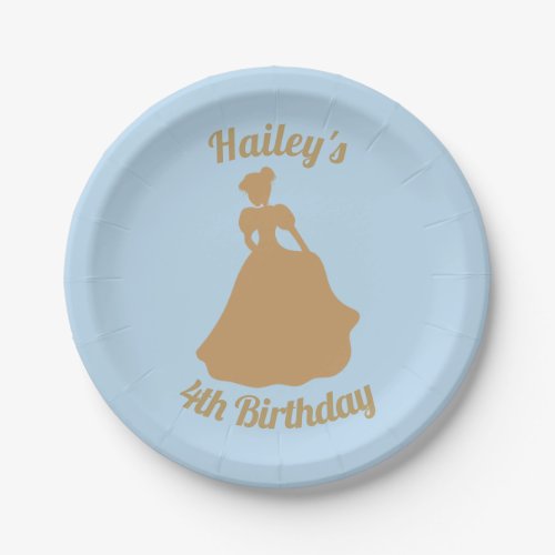 Cinderella Party Personalized Plates