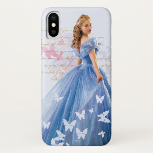 Cinderella Photo With Letter iPhone X Case