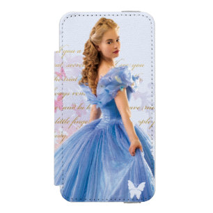 Cinderella Photo With Letter Wallet Case For iPhone SE/5/5s
