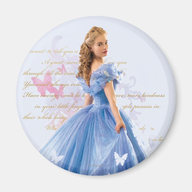 Cinderella Photo With Letter Magnet (Front)