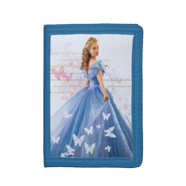 Cinderella Photo With Letter Tri-fold Wallet (Front Vertical)