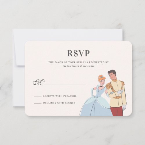 Cinderella  Prince Charming Wedding RSVP