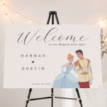 Cinderella &amp; Prince Charming Wedding Welcome Sign