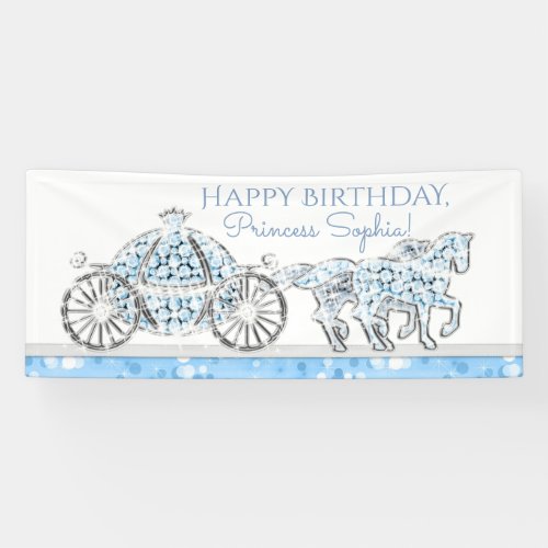 Cinderella Princess Birthday Banner