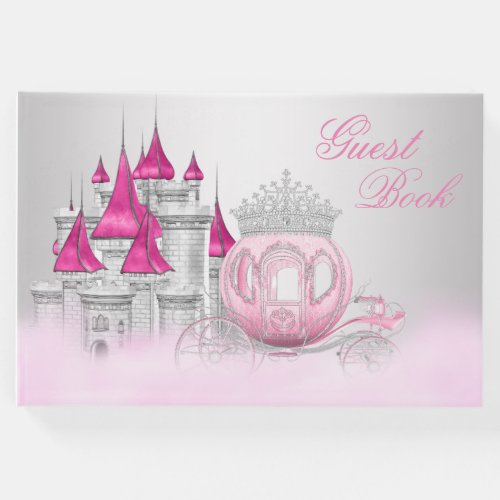 Cinderella Princess Birthday Party Guest Book