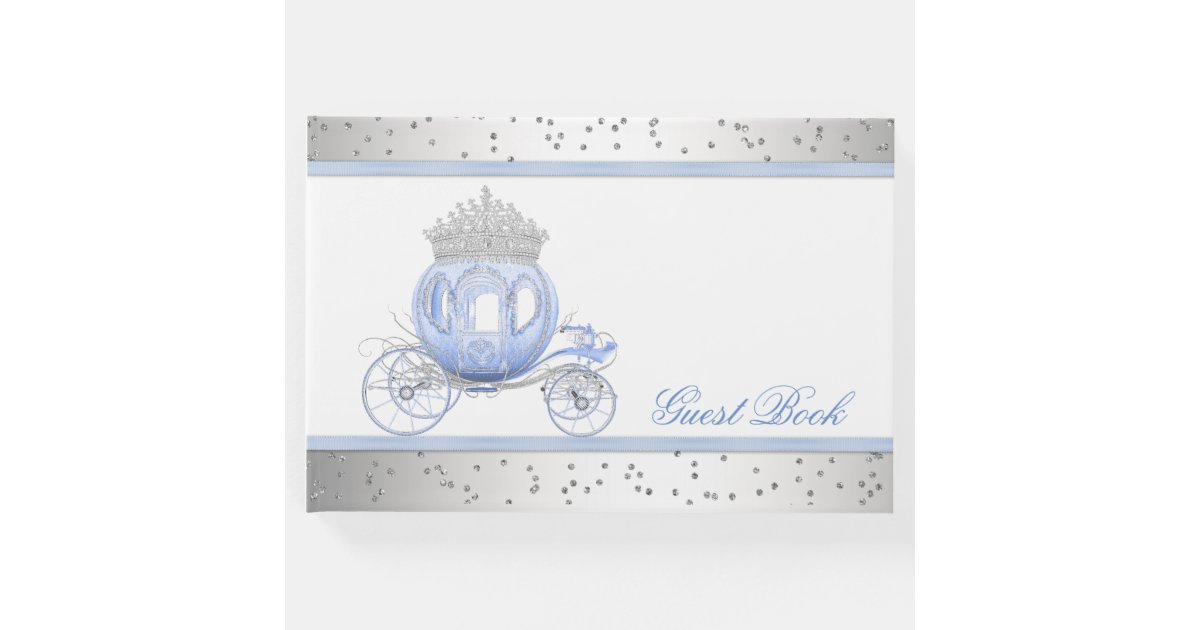 Cinderella Princess Birthday Party Guest Book