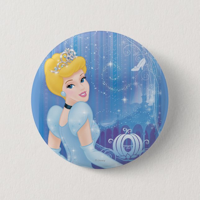 Cinderella Princess Button (Front)