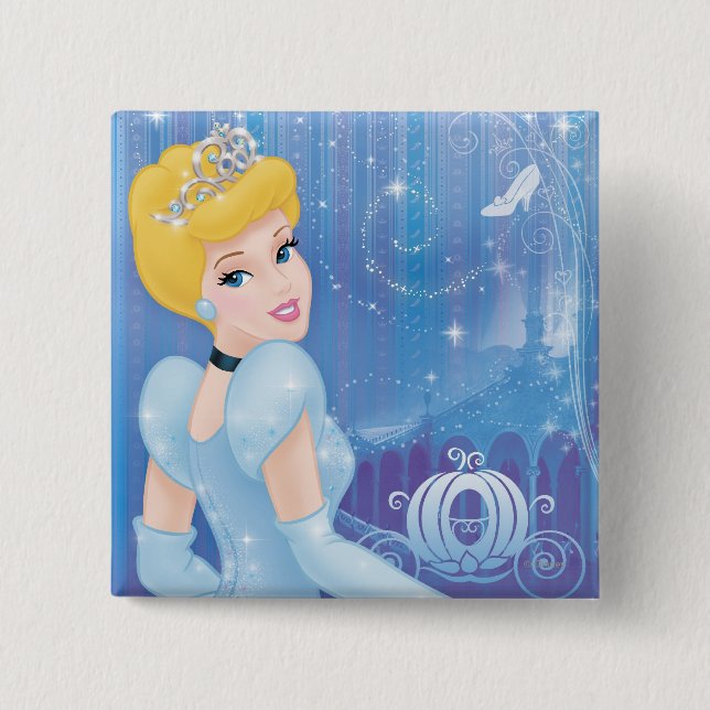 Cinderella Princess Button (Front)