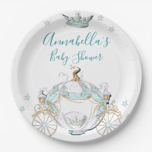 Cinderella Princess Carriage Fairy Tale Paper Plates
