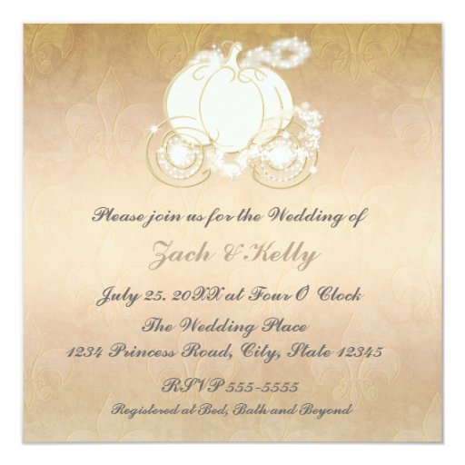 Carriage Wedding Invitations 3