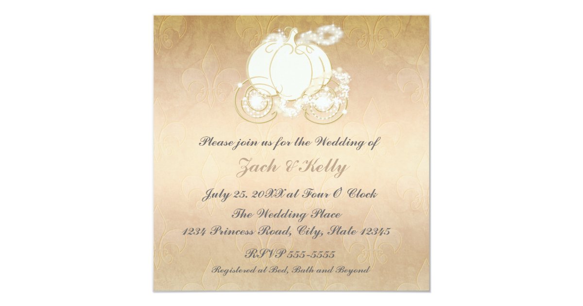 Carriage Wedding Invitations 5