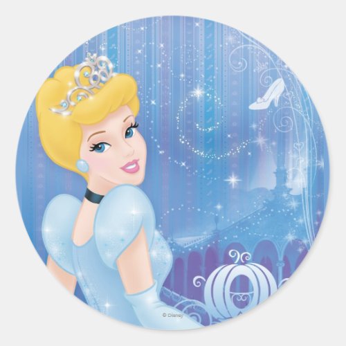 Cinderella Princess Classic Round Sticker