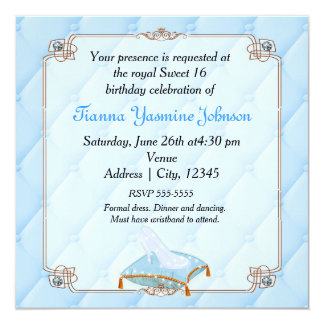 Glass Slipper Invitations 3