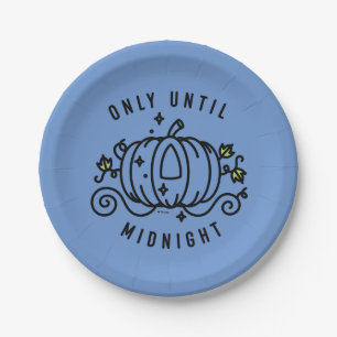 Cinderella Pumpkin Carriage "Only Until Midnight" Paper Plates
